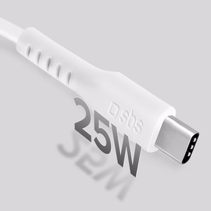 SBS TECABLETCC10W USB-C kabelis - USB-C Power Delivery 25W 1 m - baltas