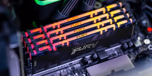 Kingston Technology FURY 16GB 4000MT/s DDR4 CL19 DIMM (2 vnt. rinkinys) Renegade RGB