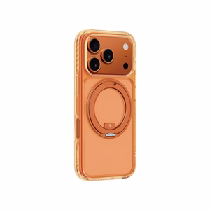 AmazingThing Titan Pro Spin dėklas iPhone 17 Pro Max, suderinamas su MagSafe – oranžinis