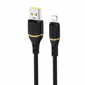 Dudao L25L 30W USB-A - Lightning Laidas with Soft Silikoninis Braid Lightning 1m - juodas