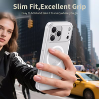 Tech-Protect MagSlim Magnetinis dėklas telefonui iPhone 17 Pro Max - matinė balta