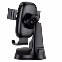 Borofone automobilinis gravitacinis laikiklis BH130 Follower prie stiklo juodas