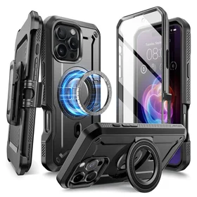 Supcase UB Pro Mag MagSafe dėklas iPhone 16 Pro Max - juodas