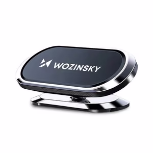 Wozinsky lipnus magnetinis automobilio laikiklis 360 prietaisų skydeliui sidabrinis (WMH-06)