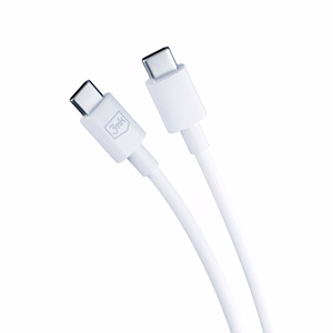 3mk Hyper Charger PD GaN 25W sieninis įkroviklis su USB-C laidu – baltas