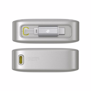 Išorinė baterija Baseus OS Free2Pull 10000mAh 30W + laidas (pilka)