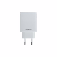 "Maxlife MXTC-10-20AC PD QC įkroviklis 1x USB-C 1x USB 20W baltas