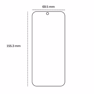Apsauginis stiklas 2,5D Honor 90 Lite 5G