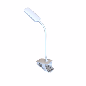 Wozinsky VT-02 Mini LED skaitymo lempa su spaustuku ir 80 cm USB-C laidu, balta