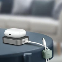 Uniq Pod lipnus kabelių tvarkytuvų rinkinys, 8 vnt., pilkas / kreidinis pilkas