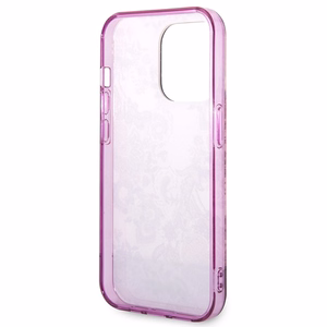 Guess Porcelain Collection dėklas telefonui iPhone 14 Pro Max - fuksinė