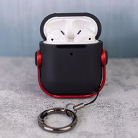 "Airpods" / "Airpods 2" ausinių dėklas raudonas