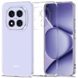 "Tech-Protect FlexAir" dėklas "Xiaomi Redmi Note 15 Pro 5G" - skaidrus