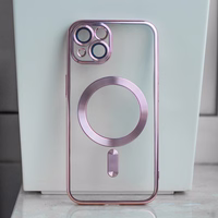 Color Chrome Mag dėklas for Samsung Galaxy A17 4G / A17 5G rožinio aukso