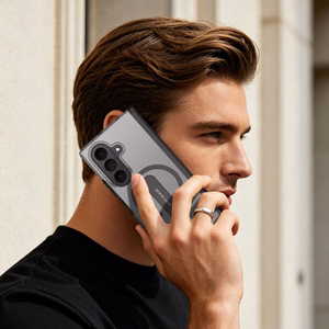 Dux Ducis Kind dėklas, skirtas Samsung Galaxy Z Fold 8 Ultra / Z Fold 7, su stovu, suderinamas su MagSafe – juodas