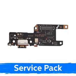 Krovimo lizdas skirtas Xiaomi Redmi Note 15 Pro 5G (+SIM reader) su lanksčiąja jungtimi / plata (Service Pack)