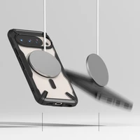 Ringke Fusion X Magnetinis MagSafe dėklas telefonui Google Pixel 10 / 10 Pro - Juodas