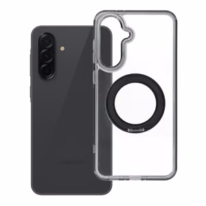 Frame Circle Stand case for Samsung Galaxy A36, MagSafe-compatible – black
