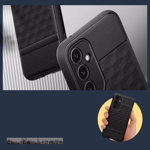 Caseology Parallax dėklas telefonui Samsung Galaxy S23 FE - matinė juoda