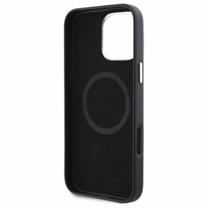 BMW ženklas pilnai apvyniotas metalinis Magnetinis dėklas telefonui iPhone 16 Pro - juodas