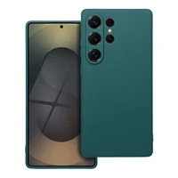 Matinis dėklas telefonui SAMSUNG S25 Ultra tamsiai žalias