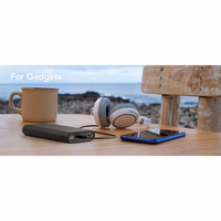 VEGER išorinė baterija 25000 mAh su įmontuotais kabeliais Type C / Lightning PD 130W TCE130 (W2503) juoda