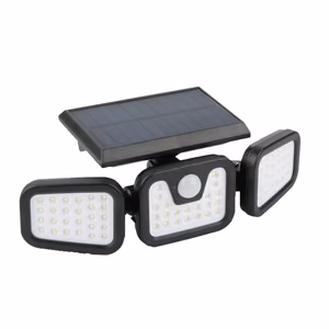 Солнечная светодиодная лампа Forever Light SUNARI FLS-03, 74 × SMD, PIR, 8 Вт, 600 лм, 6000 К, 2400 мА·ч Li-Ion