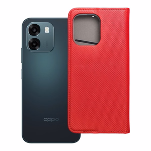 Atverčiamas Smart Case Book dėklas, skirtas Oppo A6, raudonas