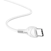 USB kabelis Hoco X37 Cool Power Type-C 1.0m baltas