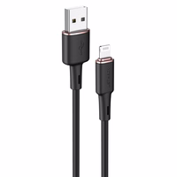 Acefast kabelis MFI USB - Lightning 1.2m, 2.4A juodas (C2-02 juodas)