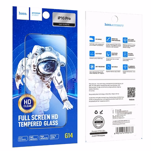 HOCO Apsauginis stiklas HD 5D Guardian shield (rinkinys 10-in-1) skirtas iPhone 16 Pro / 17 / 17 Pro (juodas) (G14)