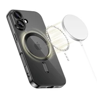 Tech-Protect MagFlex Magnetinis dėklas telefonui iPhone 17 - skaidrus juodas