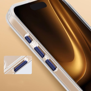 Clear Thin Mag dėklas iPhone 17 6,3" mėlynas