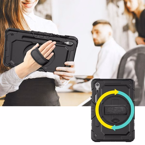 Tech-Protect Solid360 dėklas telefonui Samsung Galaxy Tab S9 FE 10.9" X510 / X516B - juodas