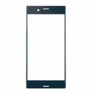 Outer Screen Glass Compatible With Sony Xperia XZ F8332 Black HQ