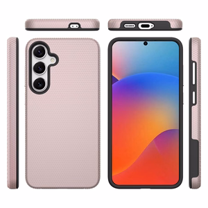 Dėklas Perfectionists Triangle Case Samsung S921 S24/S931 S25 rožinio aukso