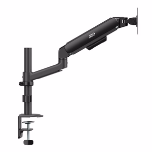 Ergo Office ER-691 B – dujinės spyruoklės monitoriaus laikiklis 17–32 col. ekranams, 1–10 kg, VESA iki 100×100, matinis juodas