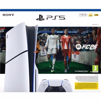Sony PlayStation 5 Slim + EA Sports FC 26 1 TB Wi-Fi Juoda, Balta