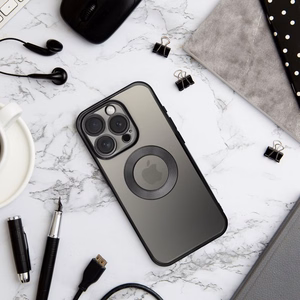 GLAM dėklas telefonui IPHONE 17 juodas