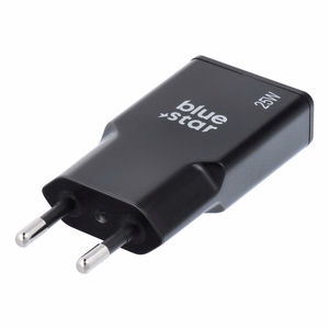 Įkroviklis Blue Star (TFK-SC-25WAC) (1xUSB; 1xUSB-C) 3A (25W) juodas