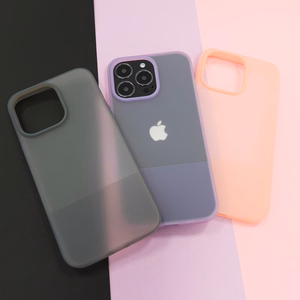Kingxbar Plain Series dėklas telefonui iPhone 13 silikoninis dėklas pilkas