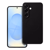 SILIKONINIS MAGNETINIS DĖKLAS suderinamas su MagSafe SAMSUNG S25 juodas