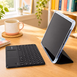 "AmazingThing" minimalus dėklas "Keylite Combo" klaviatūros dėklas "iPad Air M3" 11" - juodas