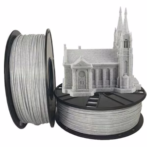 Flashforge 3DP-PLA1.75-02-MAR – marmuro efekto PLA 3D spausdintuvo gija, 1.75 mm, 1 kg ritė, marmuro