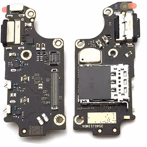 Lanksčioji jungtis Xiaomi Poco F2 Pro su įkrovimo kontaktu ir mikrofonu, SIM kortelės kontaktu ORG
