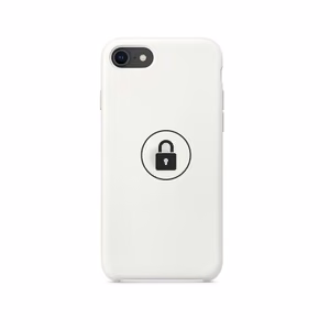 Phone Case "Silicone Case" for Apple iPhone SE 2020 / White / in package