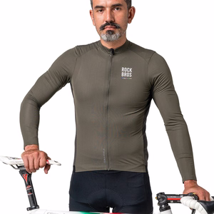 Rockbros 15220003002 ROAD TO SKY men's long sleeve cycling jersey S - green