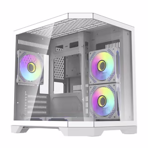 Darkflash FT350 корпус компьютера + 5 aRGB вентиляторов (белый)