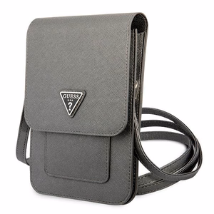 Guess rankinė GUWBSATMGR pilka Saffiano Triangle