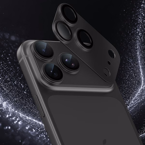 Benks OmniWarrior vientisa metalinė kameros objektyvų apsauga (C.M.SX.AP.BK.R070) iPhone 18 Pro (AR, juoda)